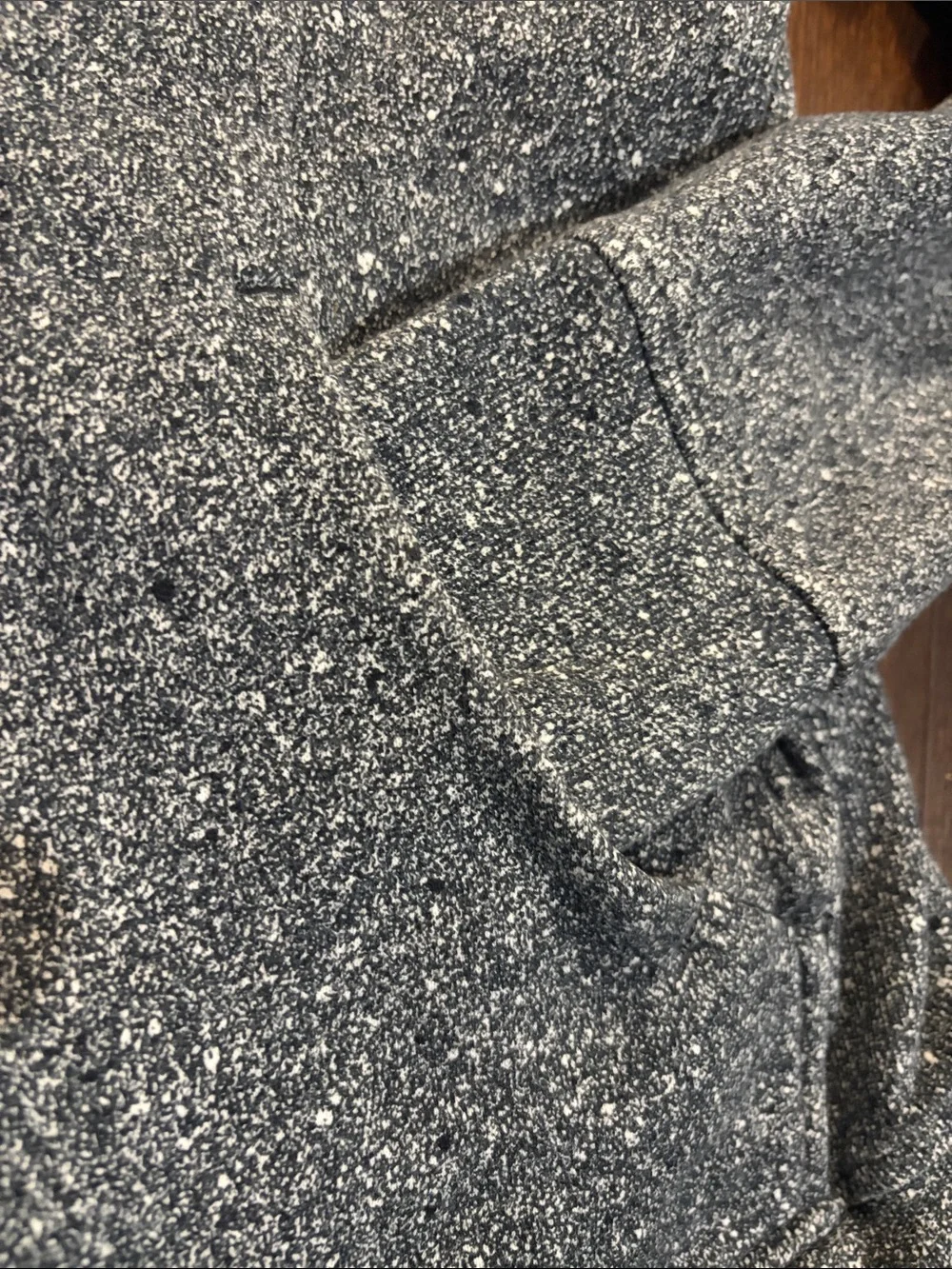 lululemon athletica Speckled Gray Hooded Zip Jacket Sz 10 like new